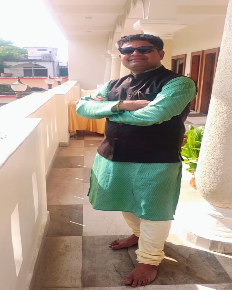 Portrait of Arun Kumar Jain, Treasurer